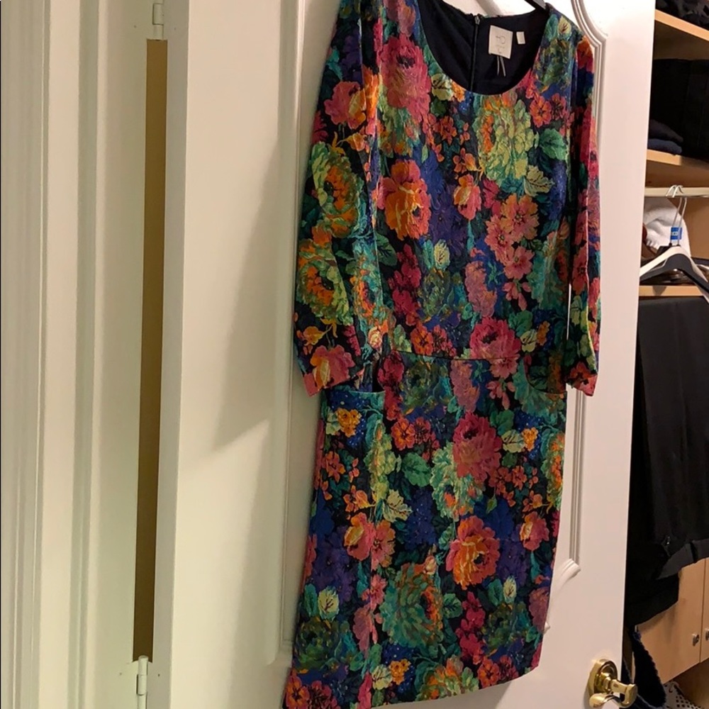 Multi color floral dress